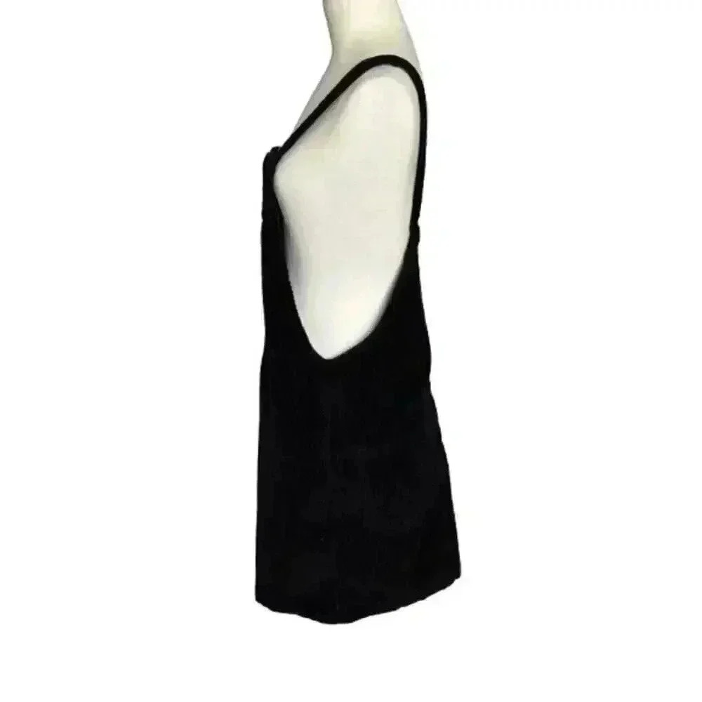 All About Eve Black Overall Corduroy Dress Size 4/XS - Picture 3 of 6